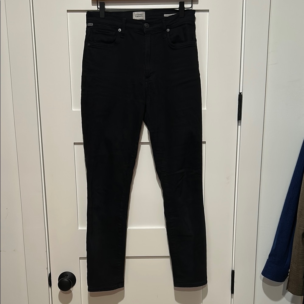 Citizens Of Humanity Black Skinny Jeans High-Waisted Stretch Olivia size 28